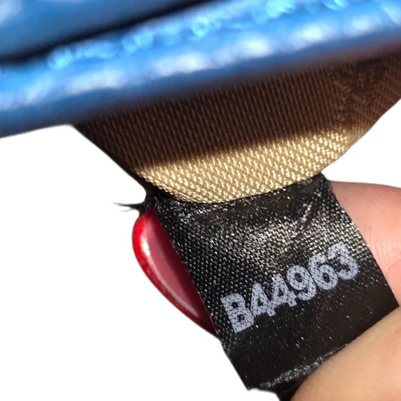 Cole Haan Lagoon Blue Pebbled Leather Crossbody Bag - Picture 3 of 11